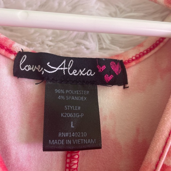 Pink and white tie die long dress! Super cute and perfect for the summer/spring! - Picture 5 of 5